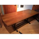 *A refectory table.