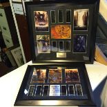 Two framed original framed filmcel limited edition Lord of the Rings pictures.