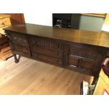 *An oak sideboard.