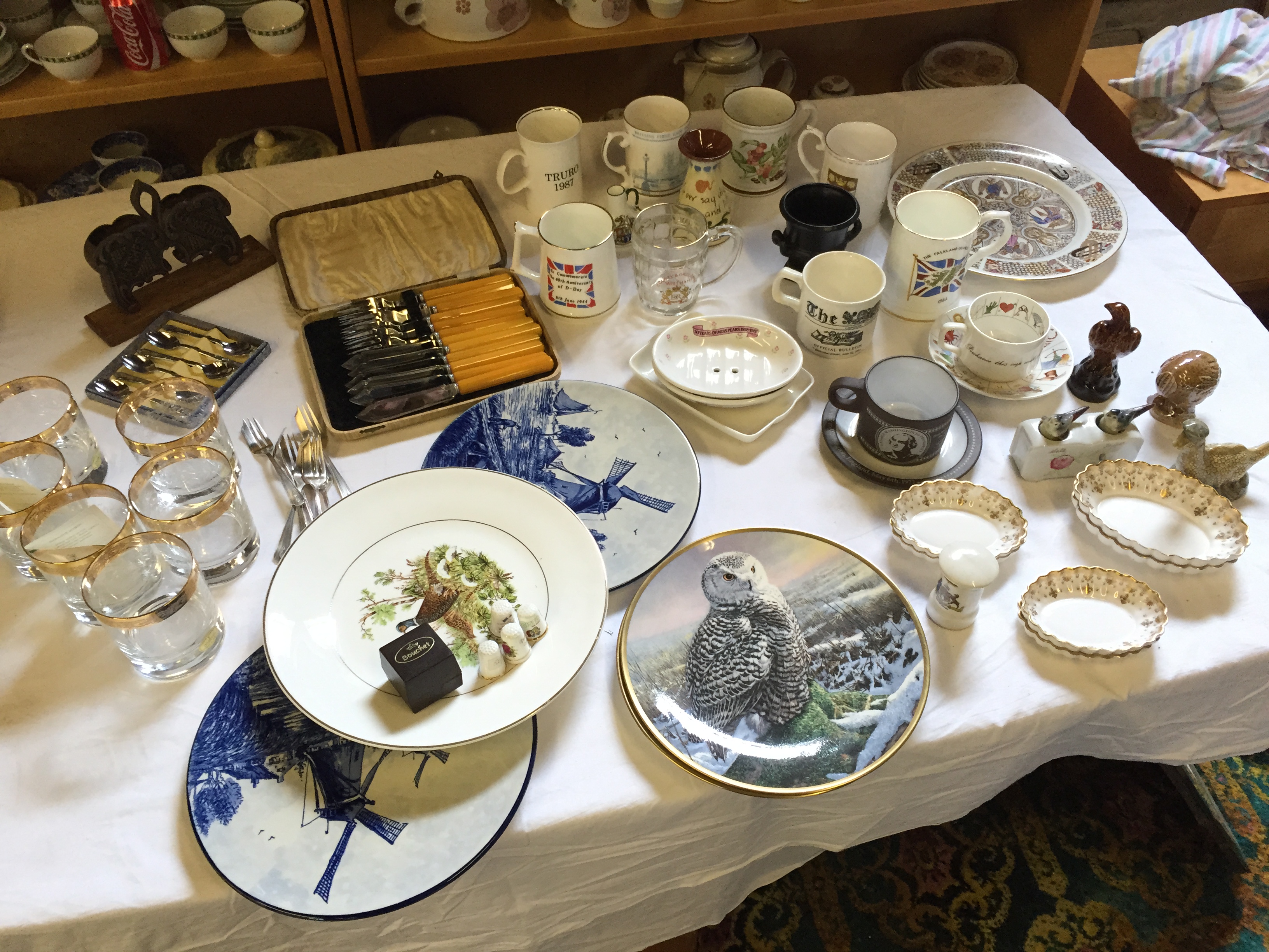 A selection of various ceramics including Spode, Hornsea and others.