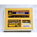 A Corgi Weetabix collection boxed.