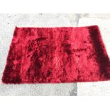 A modern rug.