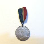 King George and Queen Mary Crowned June 22 1921 Holy Island commemorative medal.