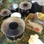 A Hohner  drum kit .