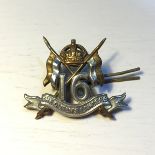 The Queens 16 th Lancers cap badge