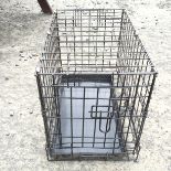 * An animal cage.