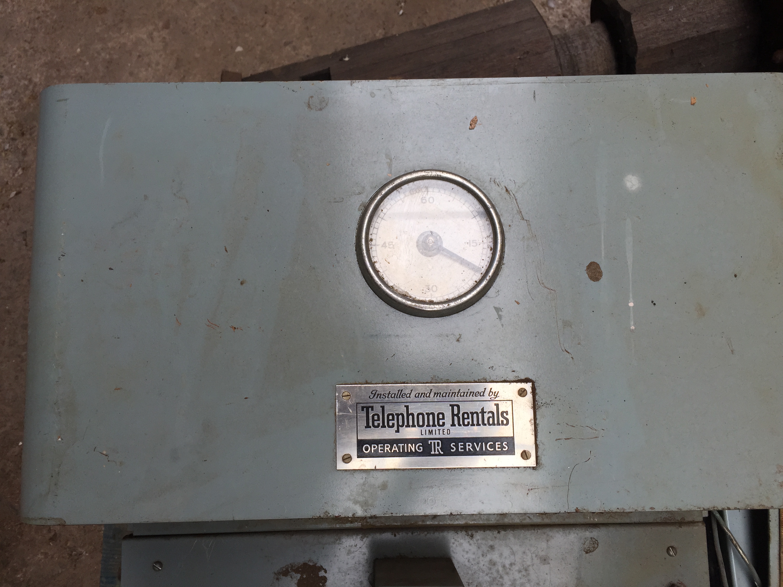 A clocking on machine by Telephone Rentals Ltd 1500 mm - Image 2 of 3