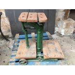 A set of Avery sack scales. 7600 mm high.