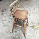A high pine clerks stool.