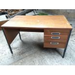 A 70's desk1200 mm by 680 mm by 720 mm