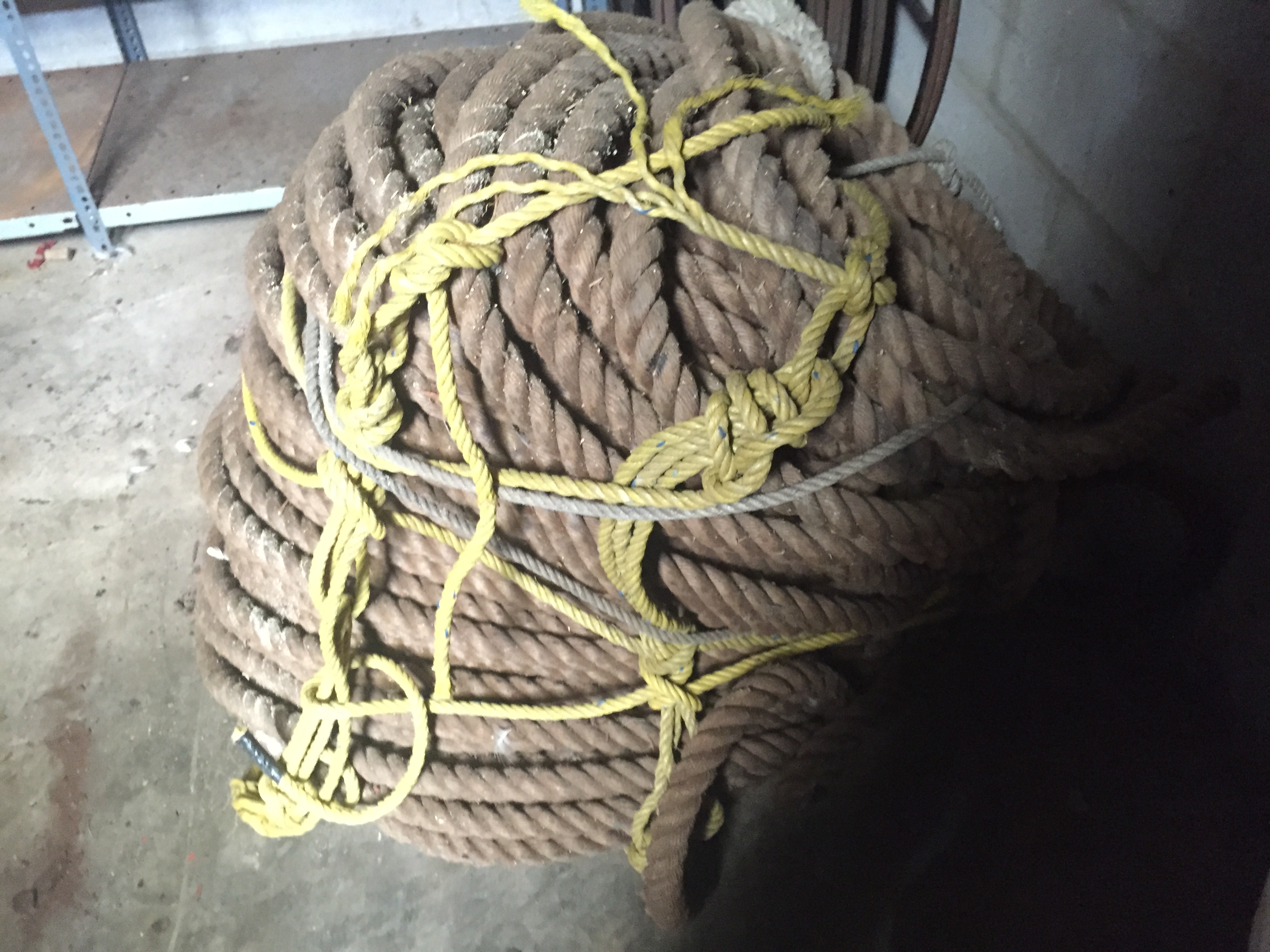 A coil of rope.