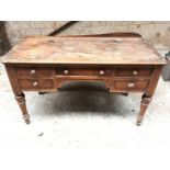A  Victorian desk. 1200 mm 580 mm  by 730 mm.