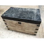 A timber trunk 1050 mm by 610 mm by 660 mm
