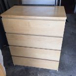 An Ikea chest of drawers.
