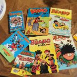 A selection of Beano books and a Dennis