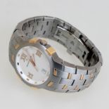 Herrenarmbanduhr - LacroixSchweiz, GG 750/Edelstahl, Maurice Lacroix, perlfarbenes Ziffernblatt