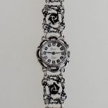 Damenarmbanduhr - PreziosaSi 835, Gehäuse, rundes Zifferblatt, Dca.1,8cm, Shockproof, filigran