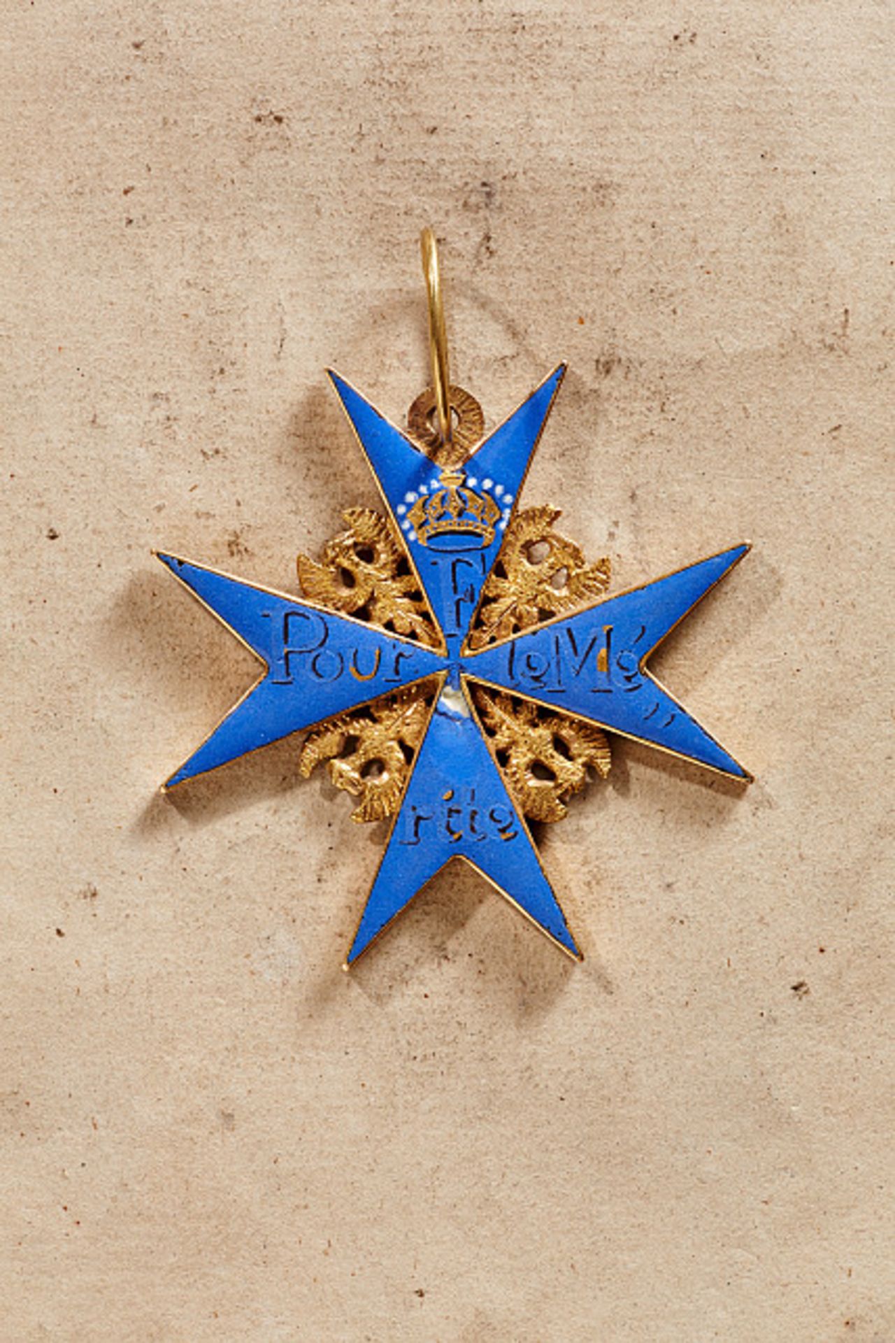 KÖNIGREICH PREUSSEN - ORDEN POUR LE MÉRITE : Ordenskreuz aus dem späten 18 Jahrhundert. Offiziell