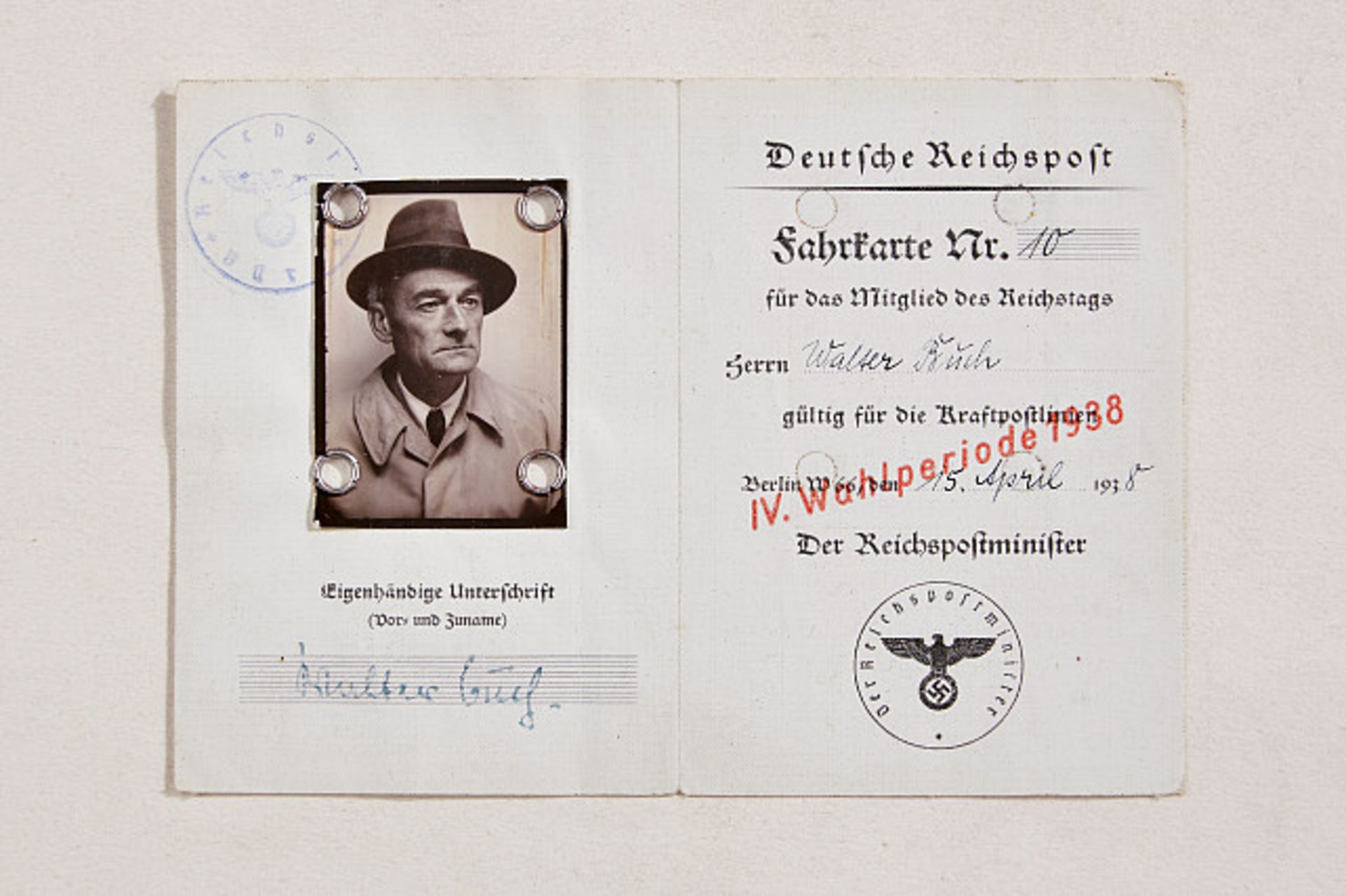 FÜHRENDE PERSÖNLICHKEITEN DES 3. REICHES : Dokumenten-Nachlass des Reichsleiters und SS- - Bild 14 aus 18