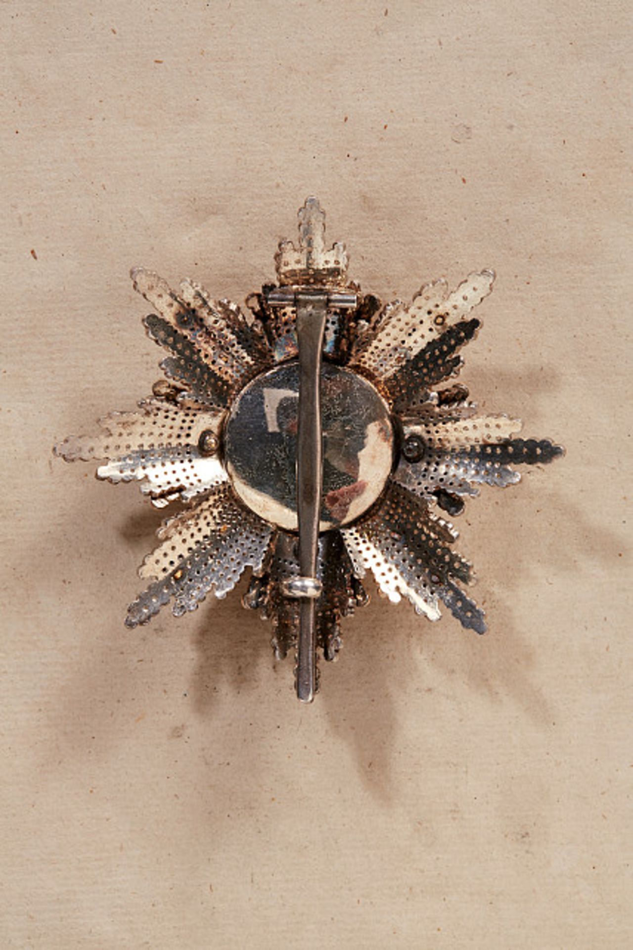 GROSSHERZOGTUM BADEN - HAUSORDEN DER TREUE : Bruststern zum Ordenskreuz aus der Mitte des 19. - Bild 2 aus 2