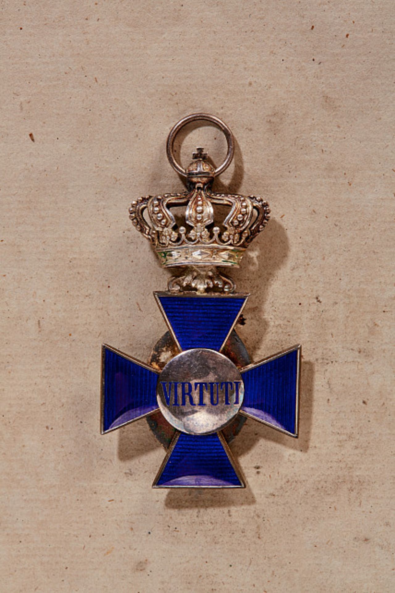 KÖNIGREICH BAYERN - VERDIENSTORDEN VOM HL. MICHAEL : Kreuz 4. Klasse mit Krone, 1910 - 1918.Silber - Bild 2 aus 4