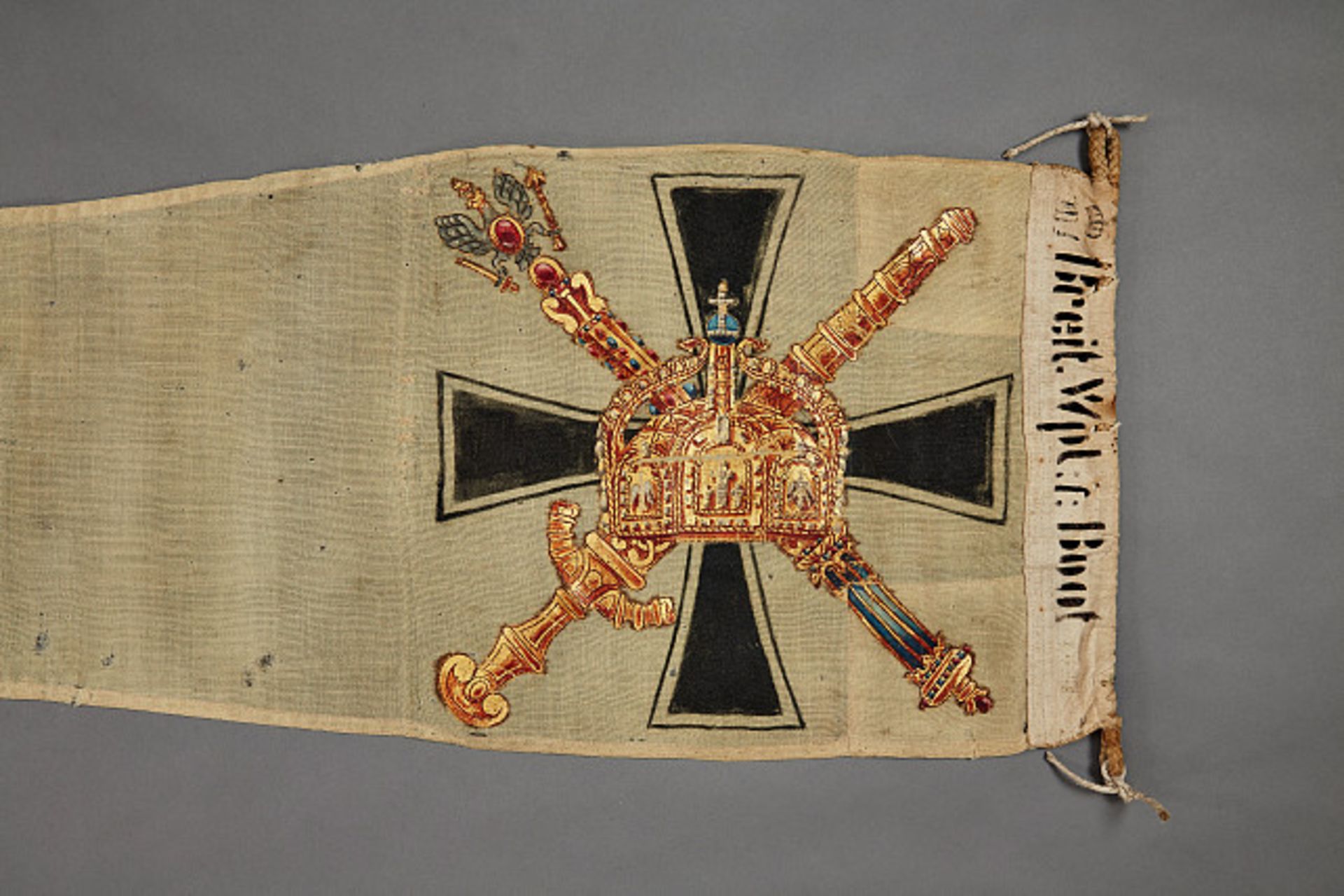 MILITARIA DEUTSCHLAND - KÖNIGREICH PREUSSEN - KAISERLICHE MARINE : Marinestandarte Kaiser Wilhelm - Bild 2 aus 3