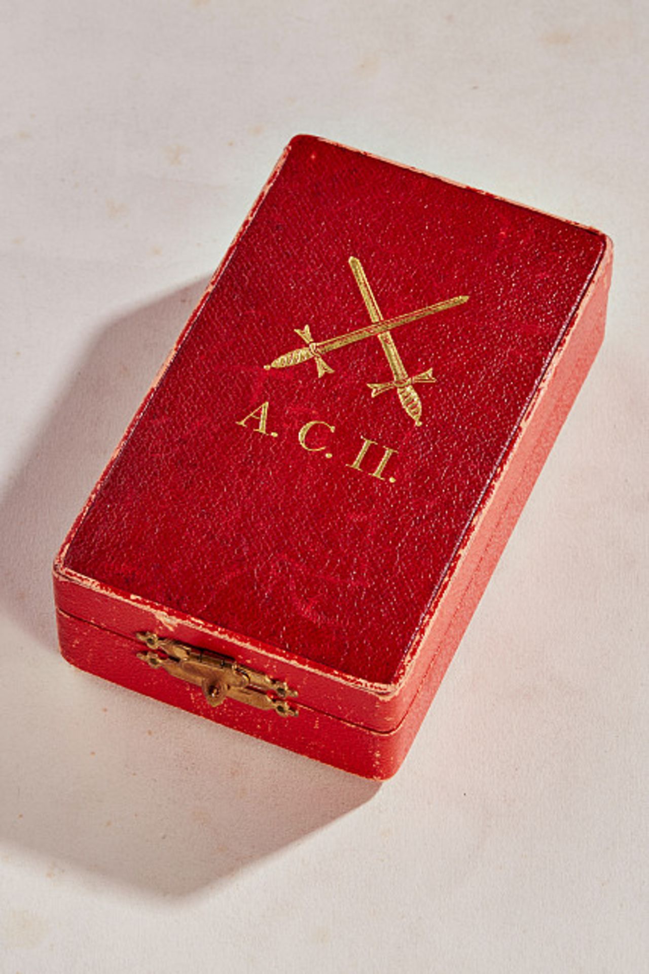 KÖNIGREICH SACHSEN - ALBRECHTS-ORDEN : Kommandeurkreuz mit Schwertern, 2. Modell.Gold und Emaille, - Bild 6 aus 6