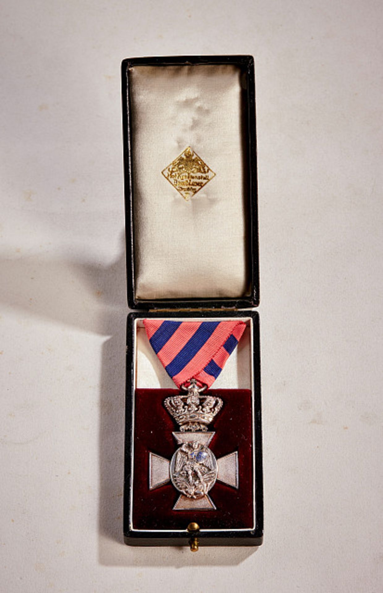 KÖNIGREICH BAYERN - VERDIENSTORDEN VOM HL. MICHAEL : Verdienstkreuz mit Krone, 1910 - 1918.Silber, - Bild 3 aus 4