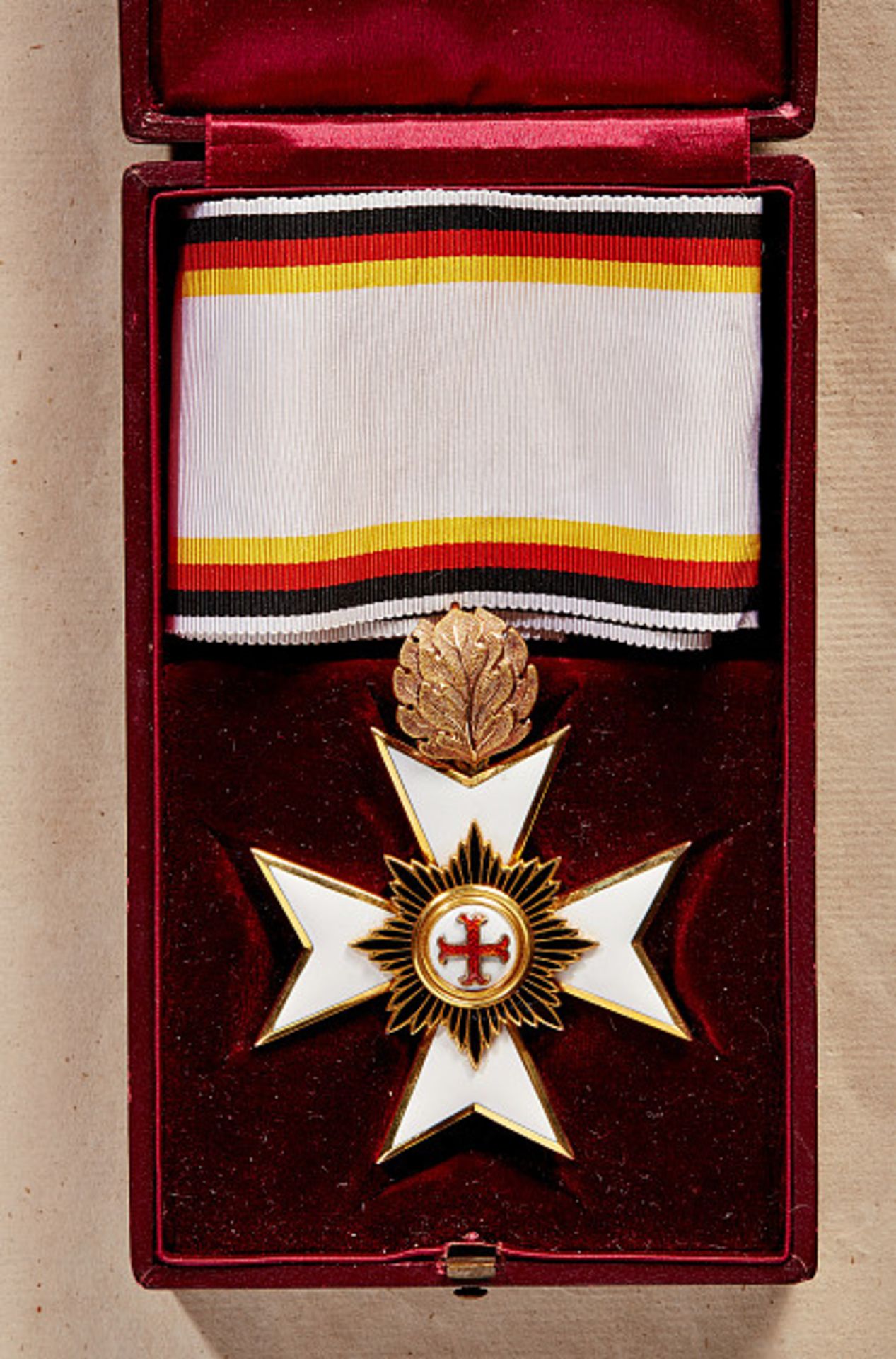 FÜRSTENTUM WALDECK - VERDIENSTORDEN / VERDIENSTKREUZ : Verdienstkreuz 2. Klasse.Gold und Emaille, am - Bild 3 aus 4