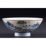 Schale China um 1900/Bowl China about 1900  Porzellan, mit filigranem Landschafts- und