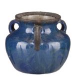 Henkeltopf China 18./19. Jhd./Pot with Handles China 18th/19th Century  Keramik, blau glasiert,