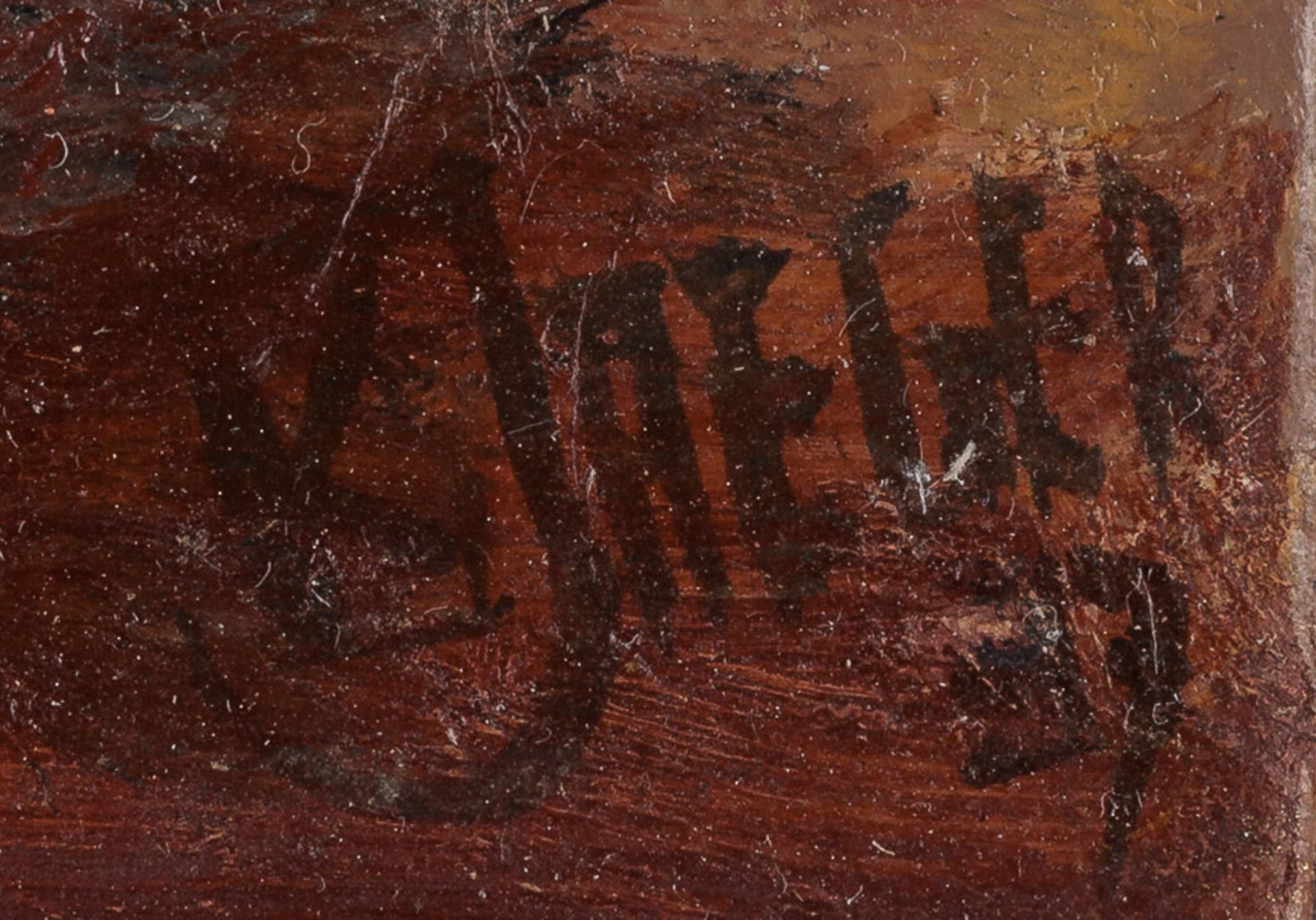 K.Jaeger 20. Jhd."Winterliche Stadtansicht"
Gemälde Öl/Holz, 28,7 cm x 19 cm,
rechts unten signiert, - Image 3 of 4