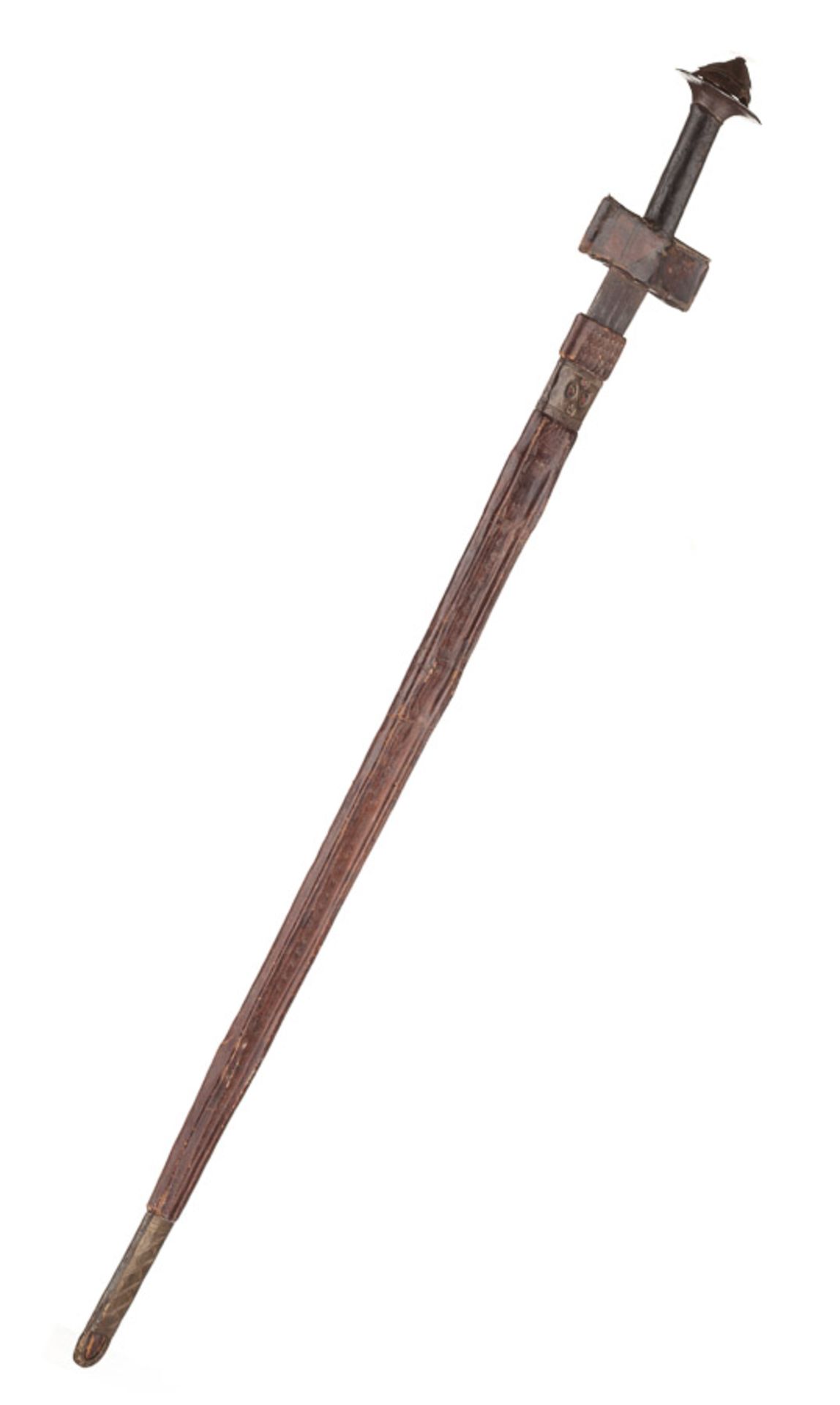 Nordafrika Tuareg-Schwert um 1900 / North Africa Tuareg-sword about 1900ca. 76 cm lange Klinge mit