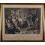 Charles TURNER (1773-1857)"The Village School in an Uproar"
Grafik-Multiple, Mezzotinto, 48 cm x