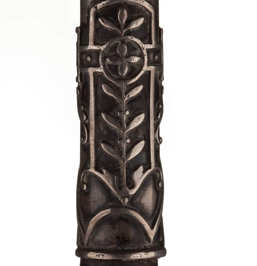 Spazierstock / WalkingstickSilbergeprüft, L: ca. 86,5 cm / 
silver proved, length: c. 86,5 - Image 5 of 5