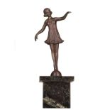 unbekannter Bildhauer des 19./20. Jhd. / Unidentified sculptor 19th/20th century"Ballerina"