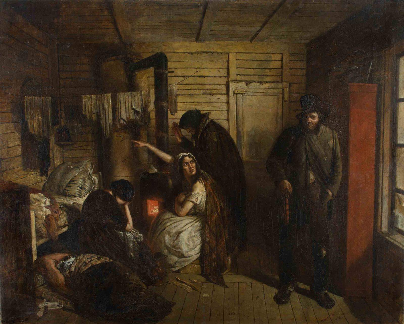 Petr Petrovich SOKOLOV (1821-1899)"Der Betrunkene"
Gemälde Öl/Leinwand (wachsdoubliert), 71 cm x