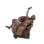 signiert B. Zach / signed B. Zach"Erotika"
Skulptur-Volumen, Bronze,
 6,7 cm x 6,5 cm x 7 cm,