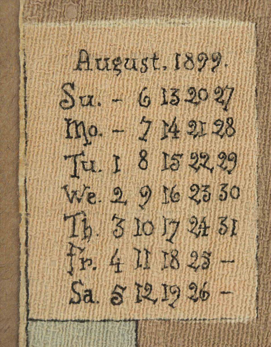 T. Hasegawa Japan 19. Jhd."Jahreskalender 1899"
Grafik-Multiple, 14 Farbholzschnitte auf Reispapier, - Image 3 of 4