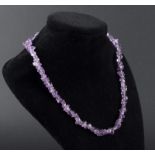 Kette mit Amethisten / Necklace with amethystsL: ca. 44 cm