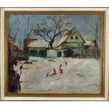 Arkady Alexandrovich PLASTOV (1893-1972)"Wintervergnügen"
Gemälde Öl/Leinwand, 67,5 cm x 80 cm,