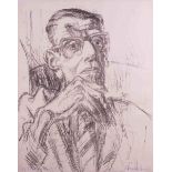 Ronald PARIS (1933)"Prof. Helskeimer"(1982)
Grafik-Multiple, Lithografie, 50,2 cm x 39,2 cm,
links