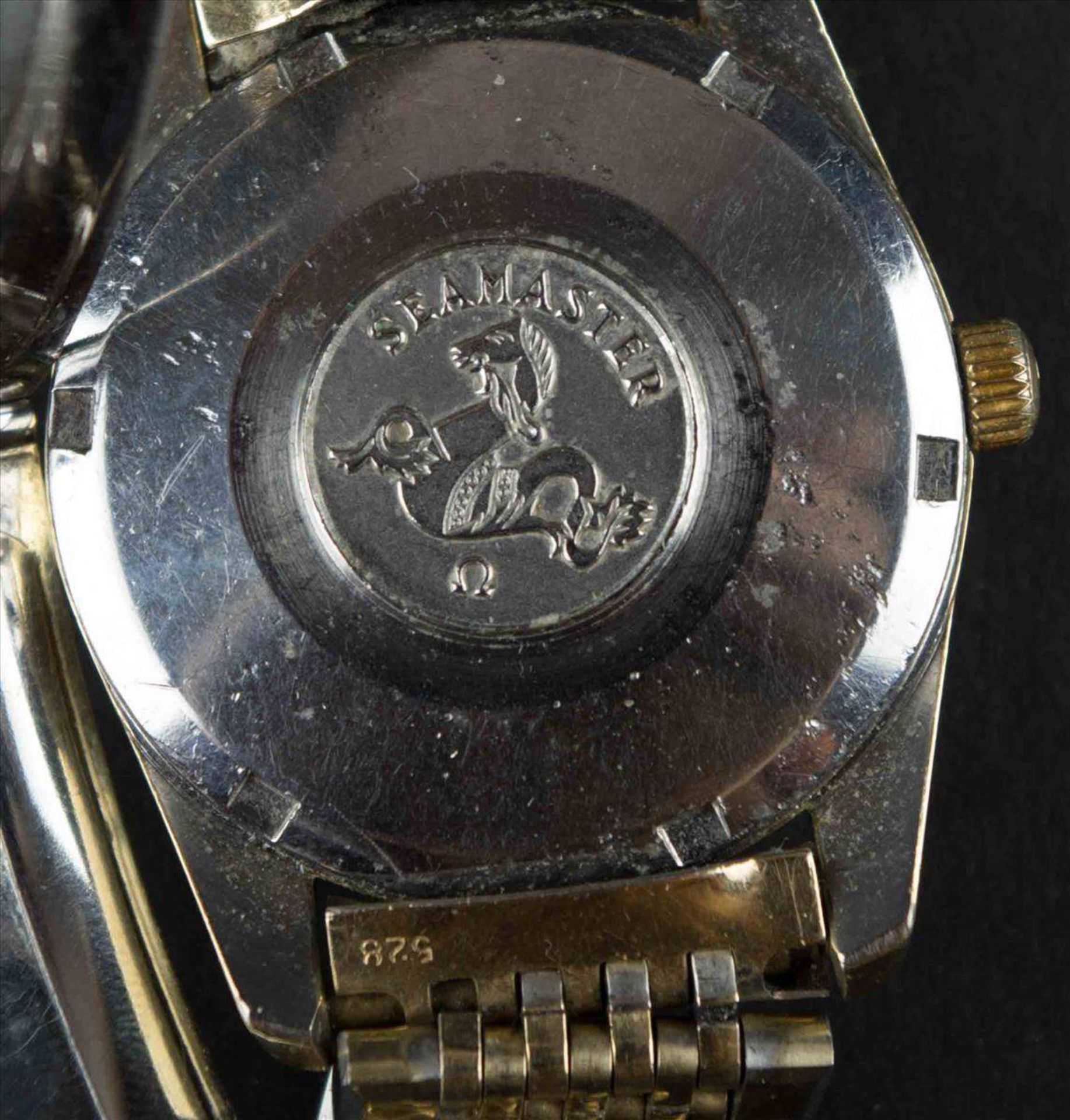 Omega Seamaster Automatic Gold Plate  Swiss Vintage Men's WatchDie Uhr läuft, Die Uhr zeigt - Bild 4 aus 5