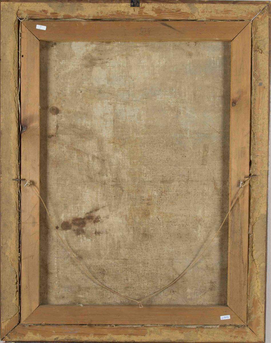 M.Schmidt 19./20."Fischerboote im Hafen"
Gemälde Öl/Leinwand, 63 cm x 47 cm,
links unten signiert, - Image 6 of 6