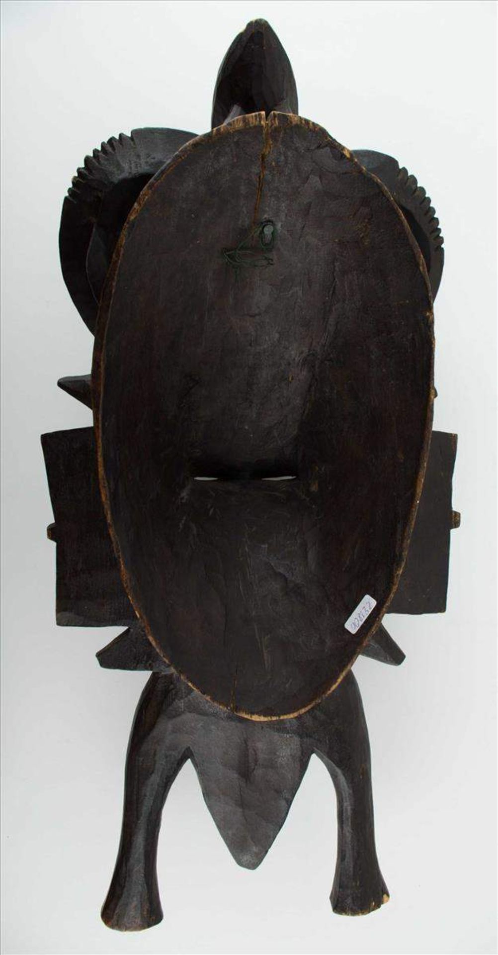 Afrikanische Senufo Maske Kolonialzeit / African Senufo mask, colonialism periodHolz, beschnitzt, L: - Bild 3 aus 3