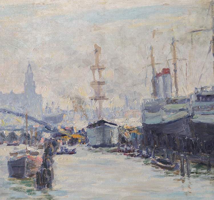 Rolf FRIEDMANN (1878-1957)"Hamburger Hafen"
Gemälde Öl/Leinwand, 52 cm x 66 cm,
rechts unten - Image 2 of 5