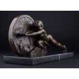 signiert Amedeo GENNARELLI"weiblicher Akt"
Skulptur-Volumen, Bronze,
19 cm x 38 cm x 13 cm,
Nachguß,