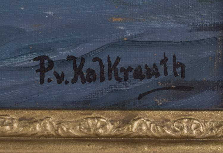 Patrick VON KALCKREUTH (1892-1970)"Segelschiffe auf Hoher See"
Gemälde Öl/Leinwand, 31 cm x 48 - Image 2 of 7
