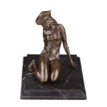 unbekannter Künstler des 20 Jhd. / Unidentified artist 20th century"Hockende junge Dame"
Skulptur-