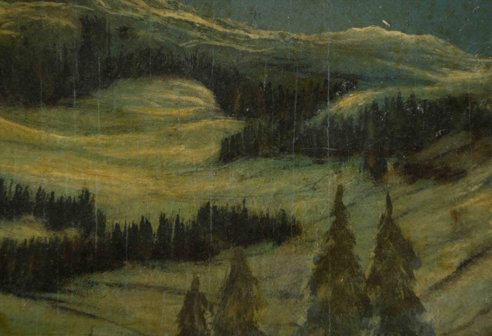 Wladimir Leonidovich MURAWJOFF (1861-1940)"Winterlandschaft"
Gemälde Öl/Sperrholz, 35,5 cm x 25 - Image 4 of 9